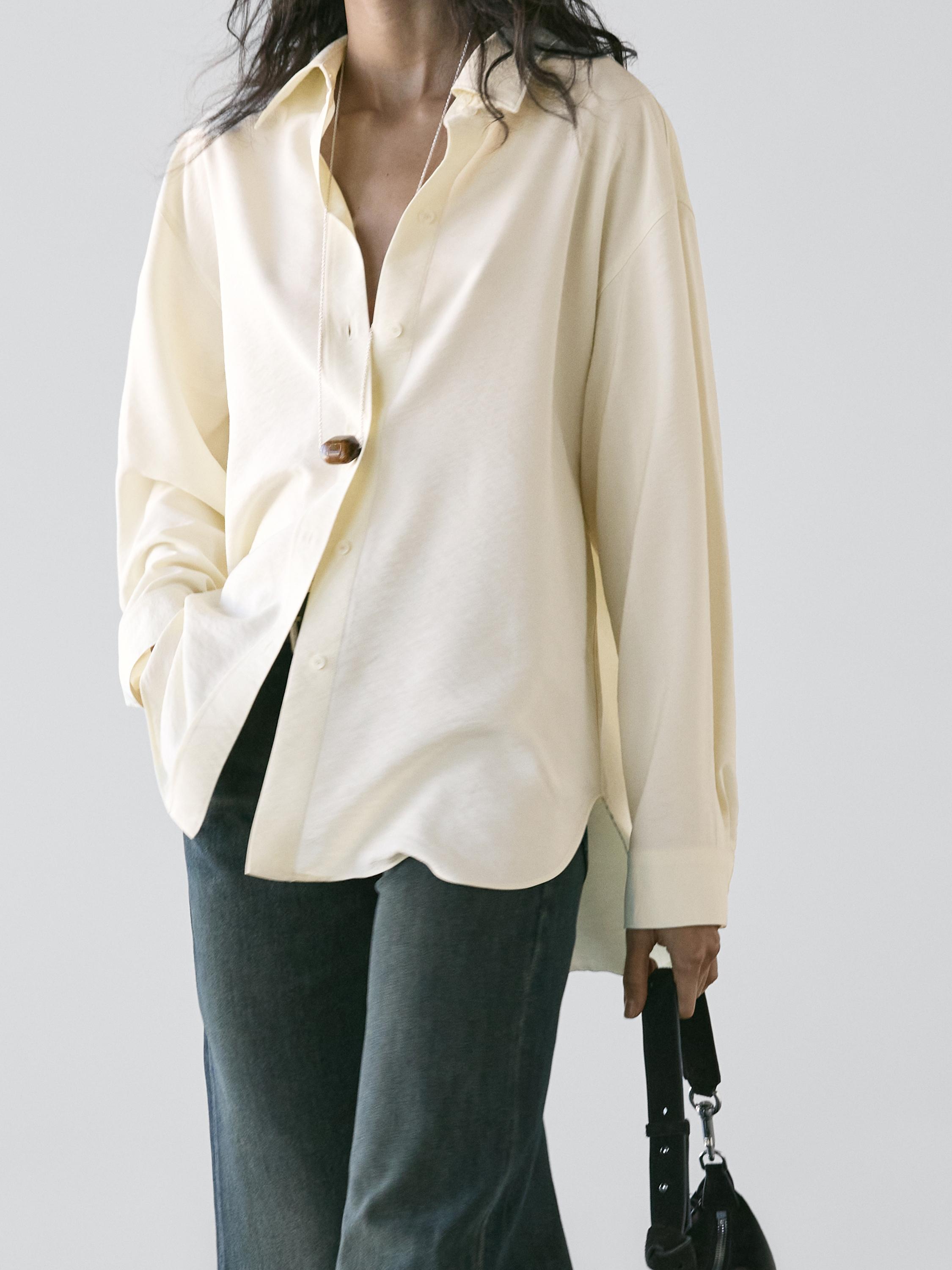 Oversize long sleeve shirt